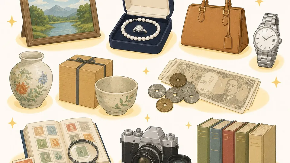 買取で価値が出やすい品物の一覧